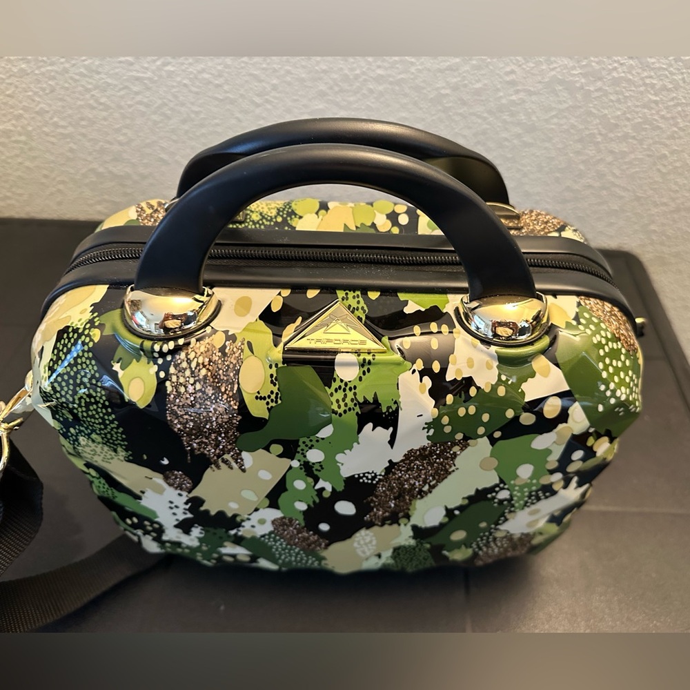 Triforce Green and Black Cosmetic Bag- bought it at QVC.